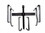 V8 Tools T4205 Straight Bar Puller 5 Ton, Price/EACH