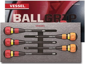 Vessel Tools Ball Grips Pc Ratchet Screwdriver