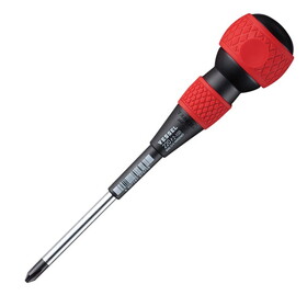 Vessel Tools Ball Grip Screwdriver Mag Philips Tip