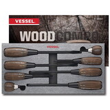 Vessel VES3308EVA Wood-Compo Non-Slip 8Pc Screwdriver Set