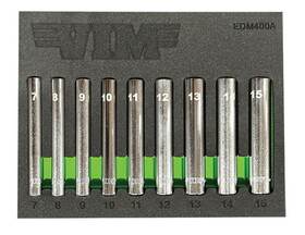 Vim Tools Set Ex Dp Met Skt 5Pc 1/4" Sq Dr