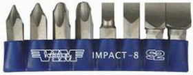 VIM Tools VIIMPACT-8 Impact Quality S2 Bit Set 8 Pc