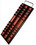 VIM Tools V555 Socket Rack(3) Tray(Mtl) 30 Studs, Price/EACH
