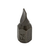 Vim Tools Bit F4 Half Cut Flat Tip1/4