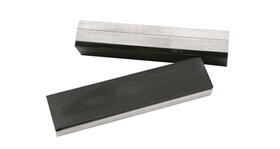 JET 14875 R-6.5, Rubber Face Jaw Cap, 6-1/2" Jaw W