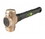JET 90212 2-1/2# 12" Brass Bash Hammer, Price/EACH