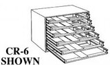 W & E CR-4 4-Drawer Cabinet Rack Av4-60