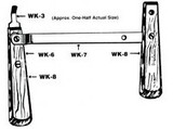 W & E WK-7 Metal Swivl Pull No Repl