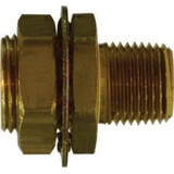 Champion Brass 129A-55646 Bulkhead Fitting, 3/8-in Female NPTF x 1/2-in Male NPTF, Brass