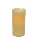 Melrose 38601DS LED Wax Dripping Pillar Candle (Set of 4) 3