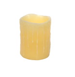 Melrose 38603DS LED Wax Dripping Pillar Candle (Set of 3) 4