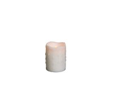 Melrose 45374DS LED Wax Dripping Pillar Candle (Set of 4) 3