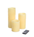Melrose 53426DS LED Remote Dripping Candles (Set of 3) 3