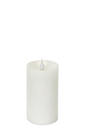 Melrose 57476DS Simplux LED Pillar Candle w/Moving Flame (Set of 2) 3"D x 5"H