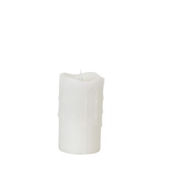 Melrose 57735DS Simplux LED Dripping Candle w/Moving Flame (Set of 2)3"Dx5"H