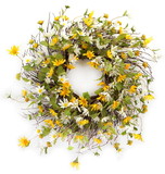 Melrose 58672DS Daisy Wreath 24