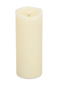 Melrose 65307DS Simplux LED Designer Candle W/Remote 3.5"Dx9.25"H Wax/Plastic