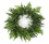 Melrose 66599DS Fern Wreath 24"D Plastic