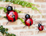 Melrose 66664DS Wall Mountable Ladybugs (Set of 6) 3.75