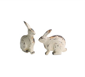 Melrose 70578DS Rabbit (Set of 8) 5"H Resin