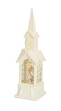 Melrose 72827DS Church Snow Globe with Angel 16.25
