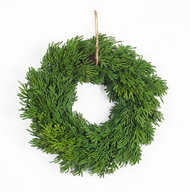 Melrose 72994DS Pine Wreath (Set of 6) 11.5"D Plastic