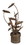Melrose 74251DS Anthurium and Hummingbird Fountain 39.5"H Iron