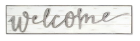 Melrose 74366DS WELCOME Sign 48" x 11.25"H Wood/MDF