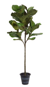 Melrose 74531DS Potted Fiddle Leaf Fig 5'H Polyester