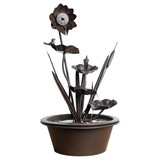 Melrose 74548DS Floral Fountain 13.5