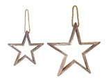 Melrose 76556DS Star Ornament (Set of 4) 12.5
