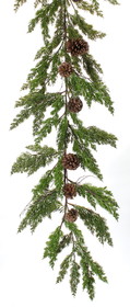 Melrose 76621DS Pine and Cone Garland (Set of 2) 6'L Plastic
