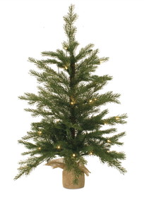 Melrose 76819DS Tree in Burlap 3'H PVC