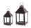 Melrose 77580DS Lantern (Set of 2) 11.75"H, 16"H Iron