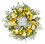 Melrose 78776DS Lemon/Floral Wreath 28"D Foam/Plastic