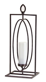 Melrose 80135DS Candle Holder 24"H (Set of 2) Iron