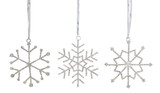 Melrose 80157DS Jewel Snowflake (Set of 12) 3.5