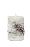 Melrose 80253DS LED Birch Candle 3.5