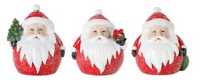 Melrose 80551DS Santa (Set of 6) 5"H Resin