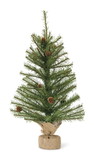 Melrose 80771DS Mini Pine Tree 2'H (Set of 2) PVC