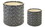 Melrose 82115DS Pot (Set of 2) 4.5"D x 4.5"H, 6.5"D x 6.25"H Terra Cotta