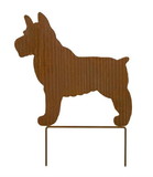 Melrose 82345DS Dog Silhouette Lawn Stake 12.25
