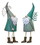 Melrose 82498DS Gnome (Set of 2) 27.25"H, 27.5"H Iron