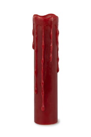 Melrose 82661DS LED Wax Dripping Pillar Candle with remote and 4 and 8 Hour Timer (Set of 2) 1.75"Dx8"H Wax/Plastic