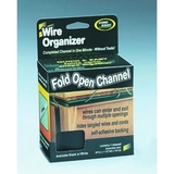 Master Manufacturing 00211 Cord Away Channel, Fold Open, Black