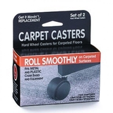 Master Manufacturing 23600 Get it Movin' Carpet Casters for Metal Bases, 2/pk