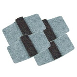 Master Manufacturing 88458 Wrap-Around Felt Floor Savers, 16/pk