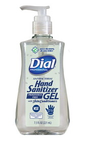 Dial 01585 Hand Sanitizer Decor Pump, 7.5 Oz. Pump Ethanol Alcohol 62%, 12/Case