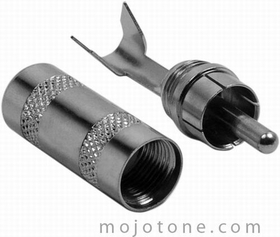 Mojotone Male Rca Phono Plug