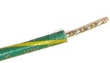 18-Ga Stranded Green W/Yellow Stripe Pvc Coated Wire